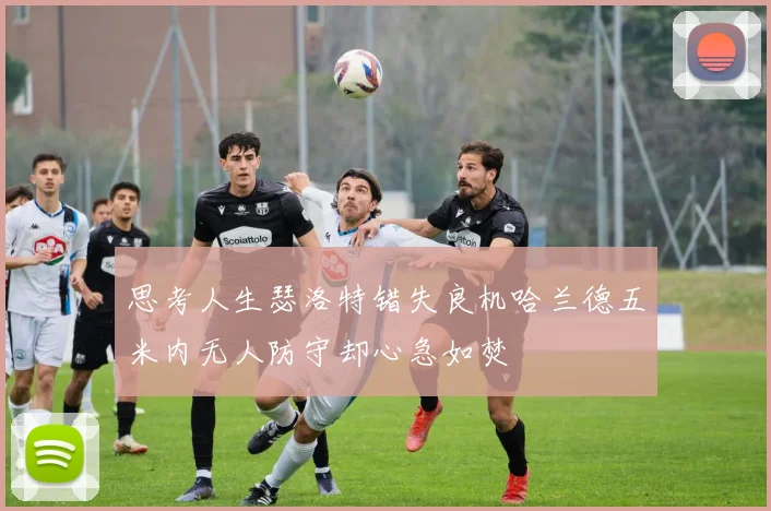 思考人生瑟洛特错失良机哈兰德五米内无人防守却心急如焚
